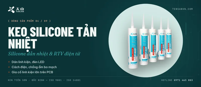 Banner Keo silicone tản nhiệt TENSAN