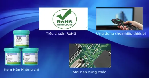 So sánh kem hàn chì và kem hàn không chì trong sản xuất SMT